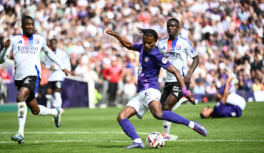 Toulouse - OL lors du match aller 2024-2025