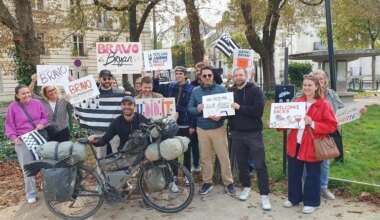 Parti de Nouvelle-Zélande, Bryan a rejoint Nantes à vélo sur « un coup de tête » . Sport