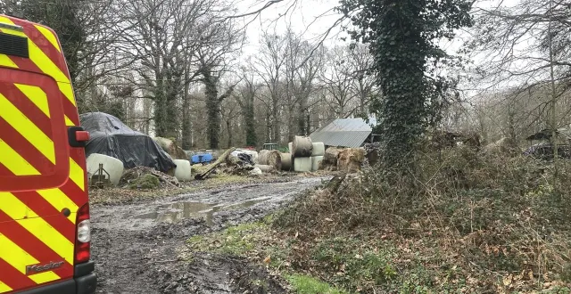 photo  les animaux avaient été retirés de l’exploitation le mardi 30 janvier 2024.  ©  ouest-france 