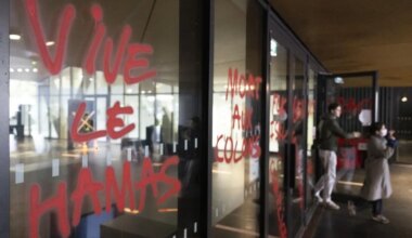 « Gloire au Hamas », « mort aux colons » : la façade de Sciences Po Strasbourg taguée