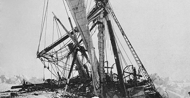 photo  « l’endurance », broyé dans les glaces de l’antarctique, a coulé le 9 novembre 1915.  ©  photo : creative commons/wikipédia 