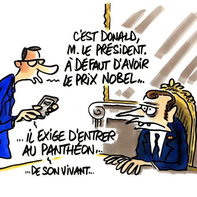 Le dessin de Frap du samedi 11 octobre 2025.   Frap  photo le dessin de frap du samedi 11 octobre 2025.  ©  frap