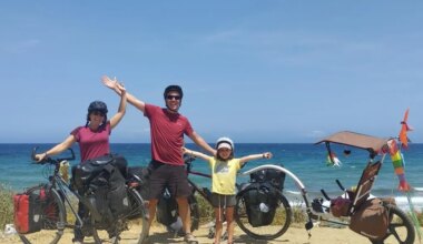 Ce couple de Loire-Atlantique a parcouru 5 780 km à vélo, avec sa fille de 6 ans en Pédalette