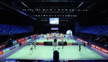 Internationaux de badminton : le gratin mondial s’affronte près de Rennes toute la semaine .