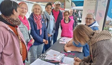 Pour Octobre rose, professionnels de santé et anciens malades mobilisés à Vern
