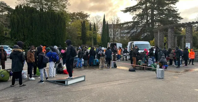 photo  l’évacuation du campement a eu lieu dans la matinée, ce jeudi 23 octobre 2025.  ©  ouest-france