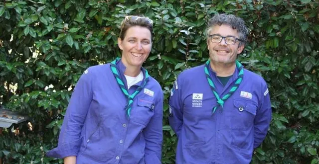 photo  ségolène grimonpont et xavier bouldoire sont les parents responsables de l’antenne de saint-grégoire des scouts et guides de france.  ©  ouest-france 