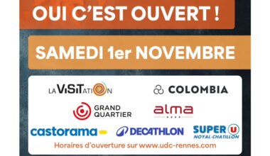 Rennes. Vos magasins et centres commerciaux sont ouverts samedi 1er novembre