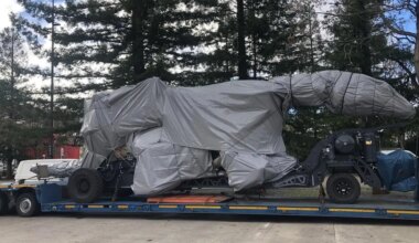 C’est quoi ce monstre géant empaqueté à Nantes sur un convoi exceptionnel ?