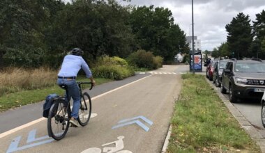 Une passerelle de 50 m installée au-dessus de la 4 voies au sud de Rennes : la circulation
