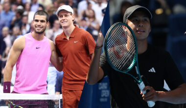 Learner Tien a décroché sa 5e victoire de la saison face au TOP 10, seul Jannik Sinner et Carlos Alcaraz ont fait mieux (Getty Images)