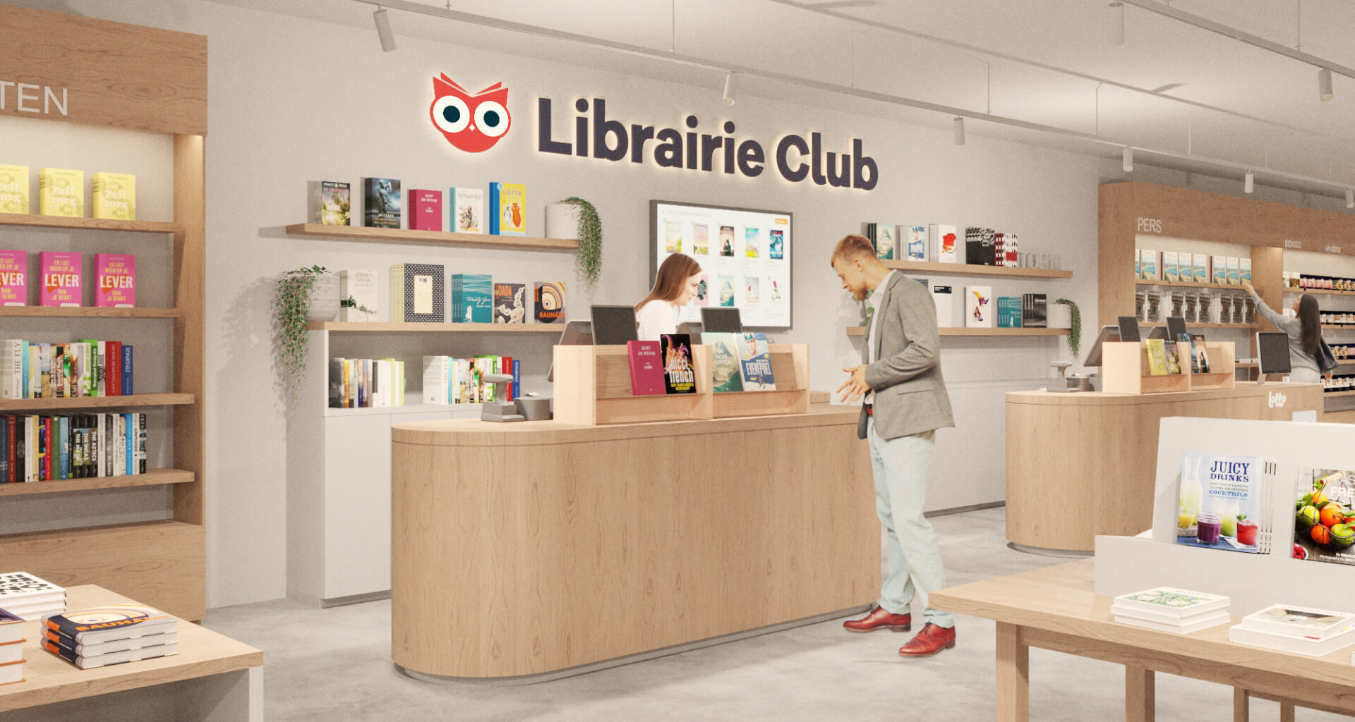 Club devient « Librairie Club » et adopte un nouveau concept de magasin