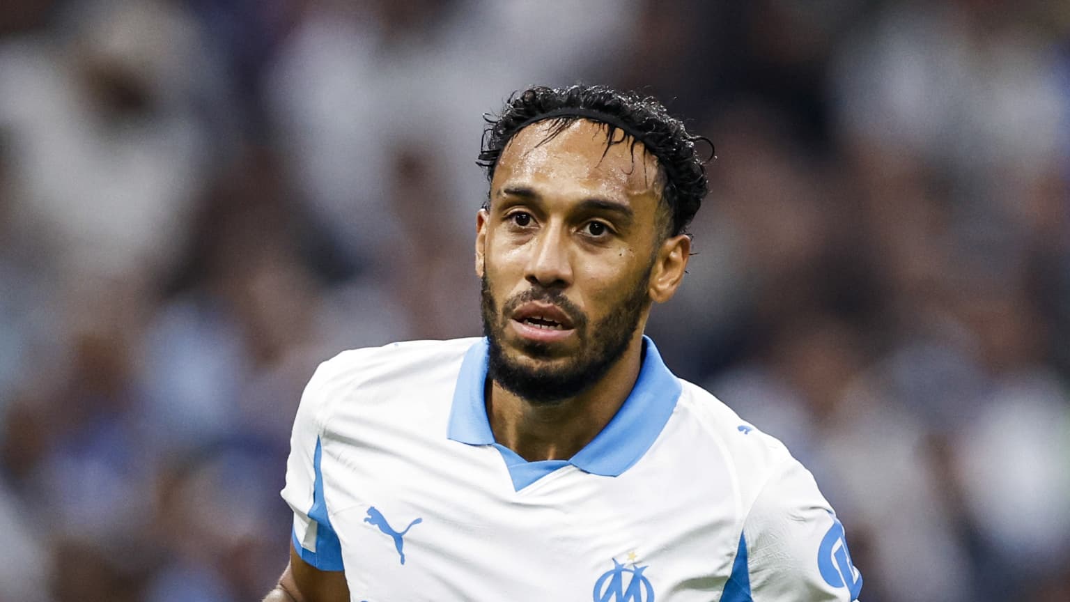 la fierté d'Aubameyang, triplement décisif avec l'OM en Ligue des champions à 36 ans
