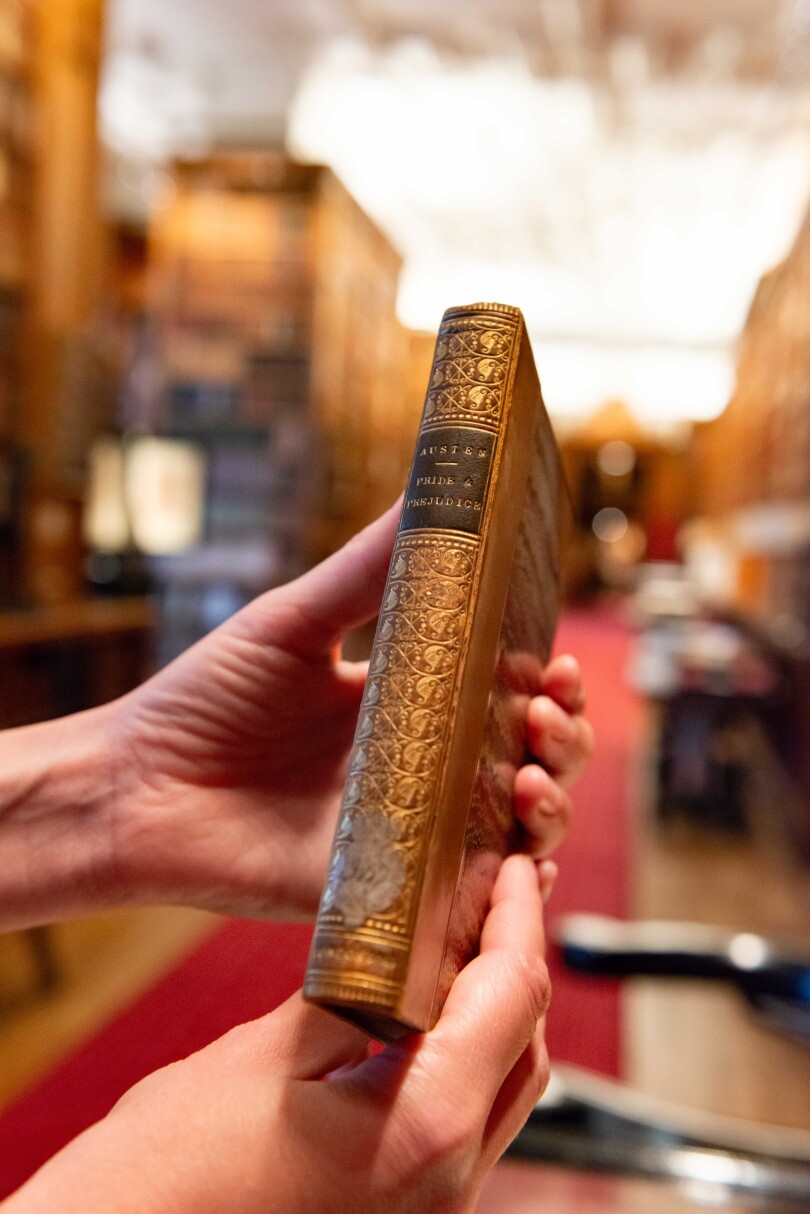 Orgueil et Préjugés de Jane Austen, exemplaire ayant appartenu au prince Albert.