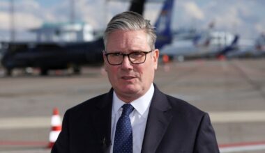 Le Premier ministre britannique Keir Starmer à Copenhague après l'attaque à l'extérieur de la synagogue d'Heaton Park, à Manchester, en Angleterre, le 2 octobre 2025