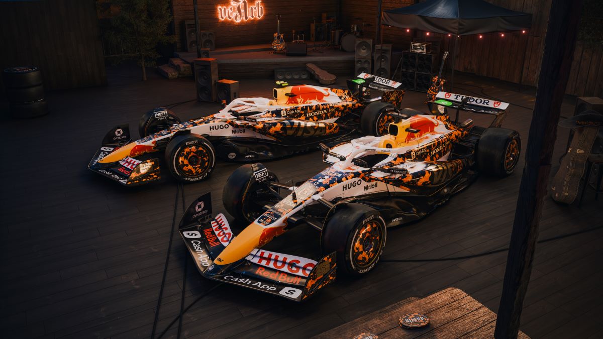 Une livrée spéciale assez particulière pour Racing Bulls aux USA