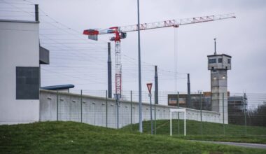 La maison d’arrêt de Nantes-Carquefou, régulièrement visée par des tentatives de livraisons illicites. ADIL BENAYACHE/SIPA