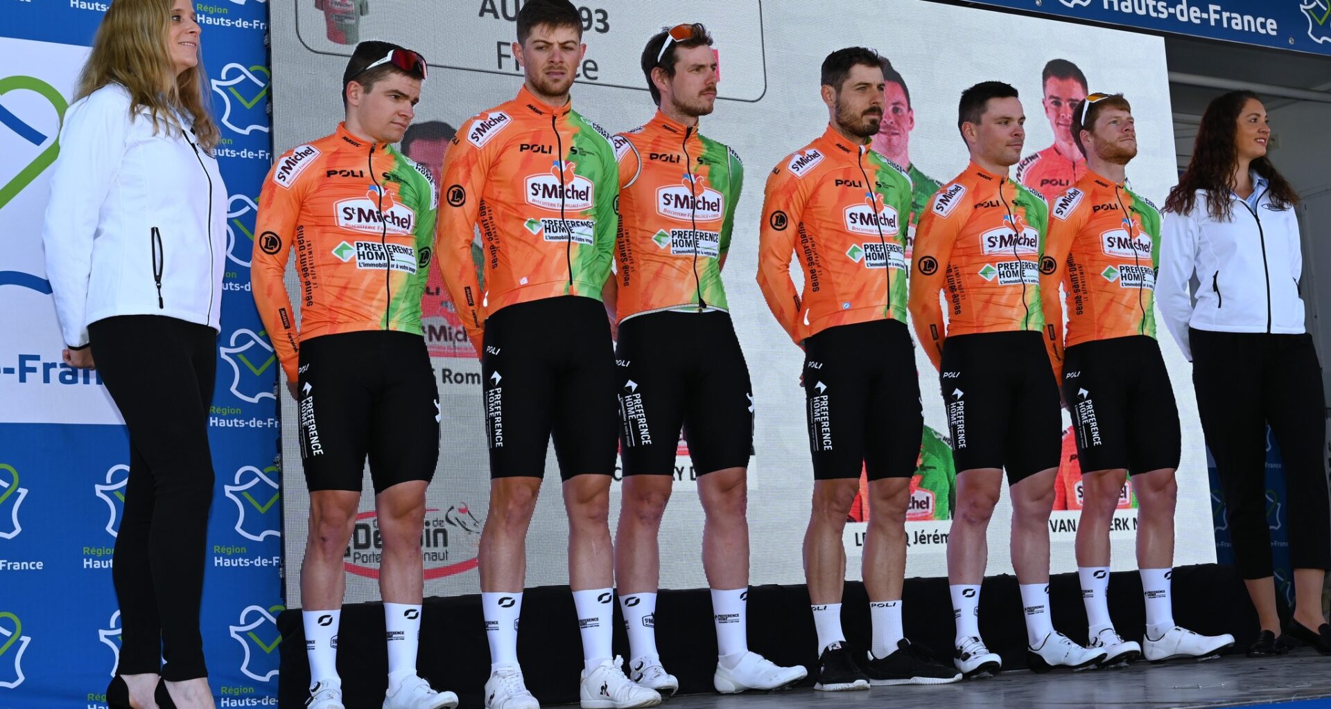 Coureurs de Saint-Michel Auber 93 en action lors de la saison 2025