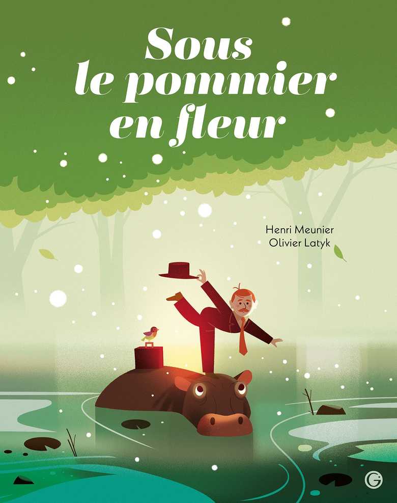 Couverture du livre pour enfants « Sous le pommier en fleur » (Grasset, 2025)