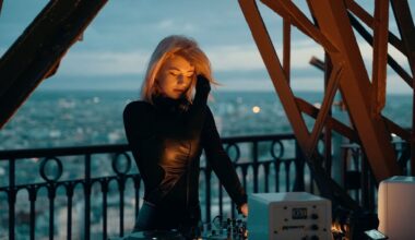 La DJ française Hysta fait résonner la techno hardcore depuis la tour Eiffel, une première