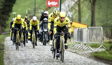des pros récupèrent les meilleurs temps à des amateurs sur le parcours du Tour des Flandres