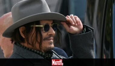 Johnny Depp fait une apparition remarquée au défilé Dior pour la fashion week