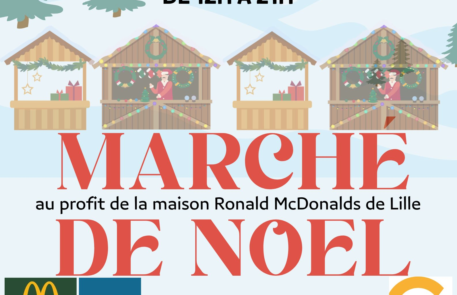 Marché de Noël au profit de la maison des parents de Lille