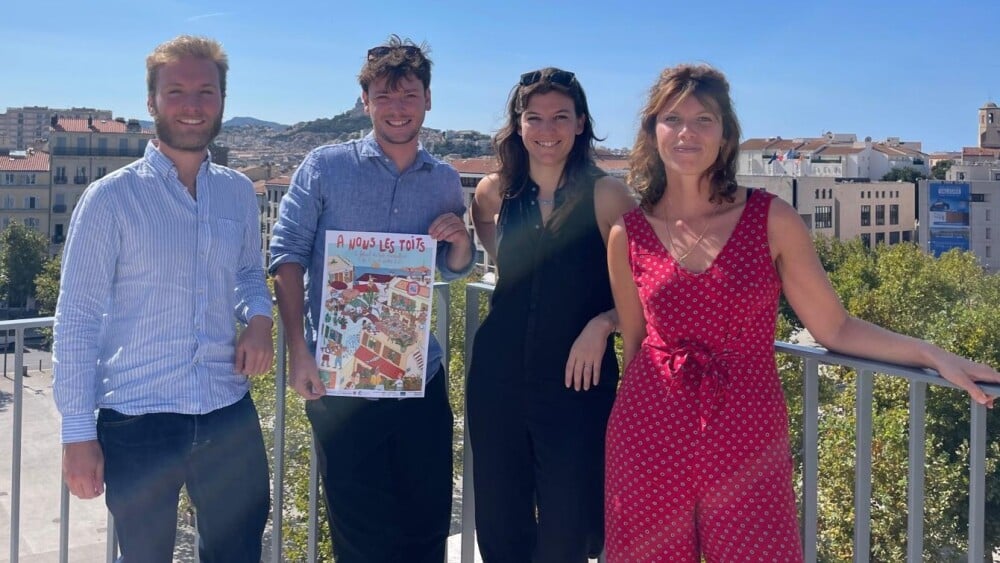 à Marseille, la vie se passe sur les toits
