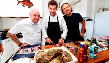 Des particuliers cuisinent les produits de la baie avec deux chefs engagés à Toulon