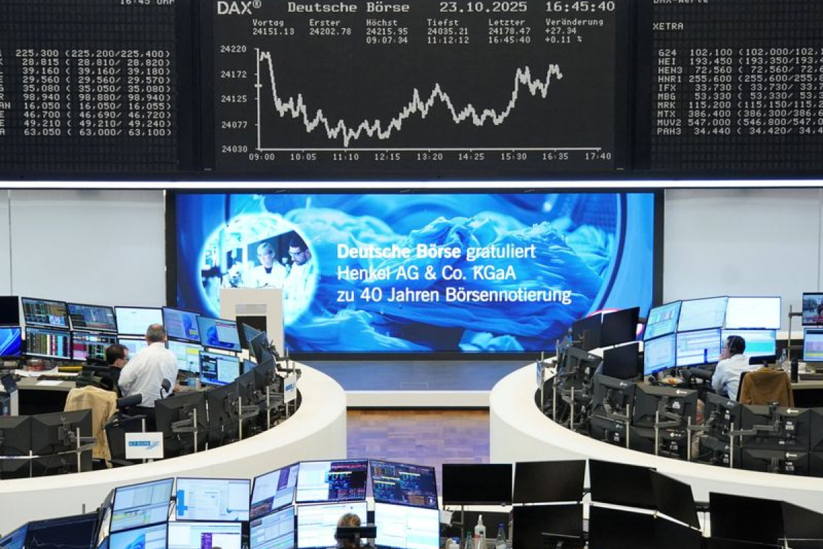L'Europe dans le vert avec l'espoir d'un accord sino-américain - 24/10/2025 à 09:44