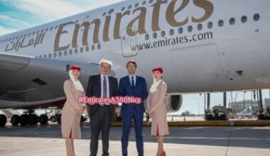 Emirates déploie son A380 réaménagé à Nice avec une nouvelle Classe Économie (…)