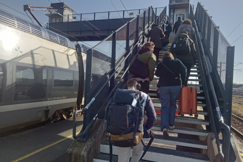 Un nombre de voyageurs en hausse pour le rail trégorrois, ici la gare de Plouaret.