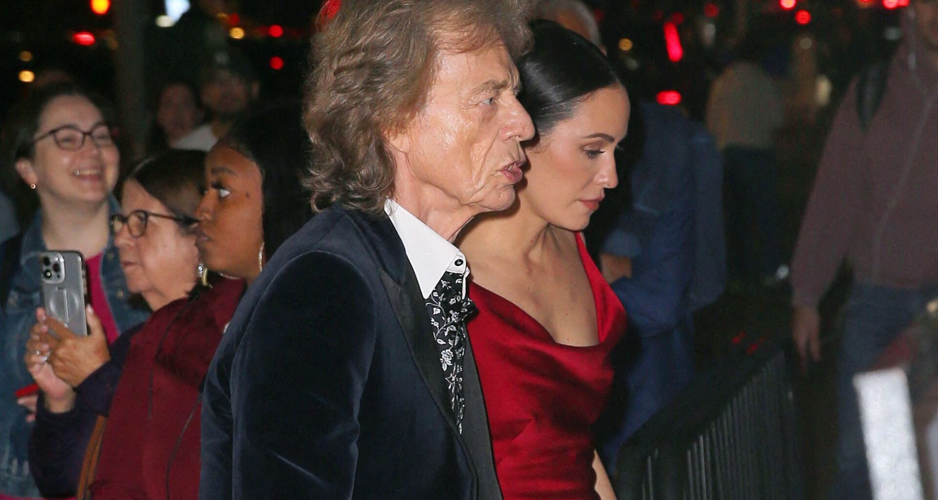 Mick Jagger au bras de sa sublime compagne Melanie Hamrick, de 44 ans sa cadette