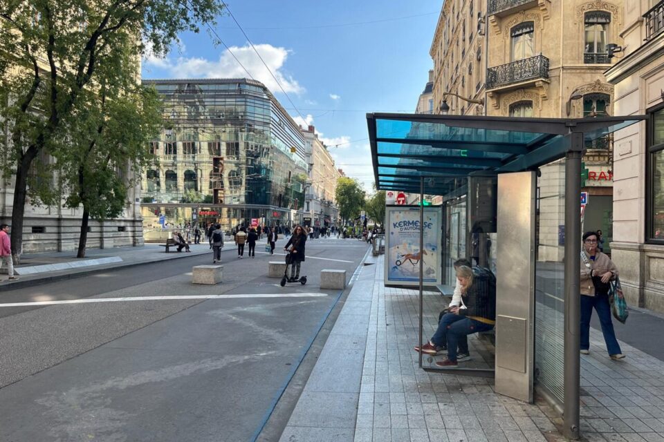 Une partie de la rue de la république, récemment piétonnisée, va être végétalisée.
