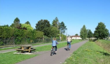 un circuit à faible trafic de 55 km de Forges-les-Eaux à Rouen en vélo