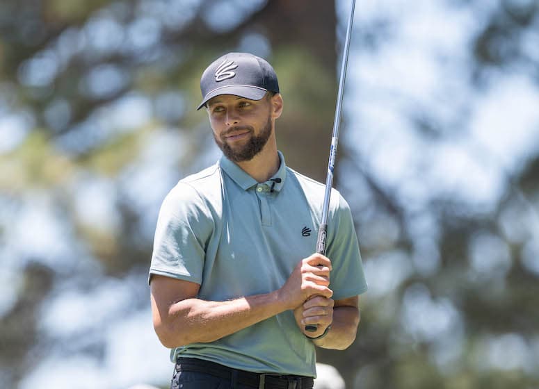 Stephen Curry vise le PGA Tour Champions après le basket