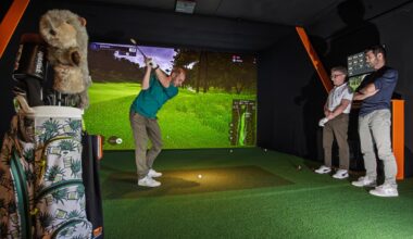 à Andernos, on peut faire du golf devant un écran géant