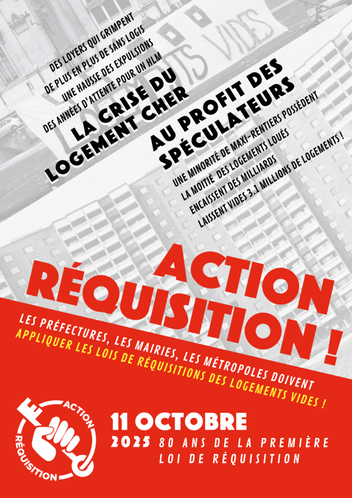 Action réquisition : imposons la loi de réquisition des bâtiments vides !