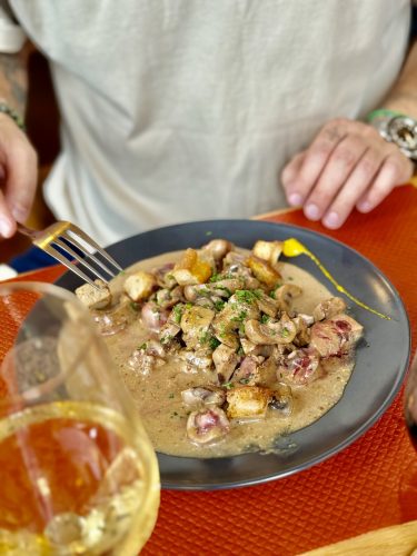 Au Joyeux pêcheur tartes flambées feu de boisIMG_3725
