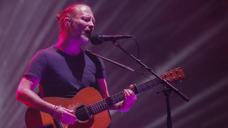 Photo d’illustration de Thom Yorke, membre du groupe britannique Radiohead, au United Center le 6 juillet 2018 à Chicago.