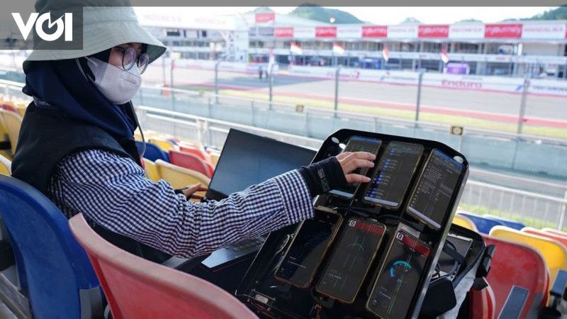 Assure la flucidité du réseau MotoGP de Mandalika 2025, Kemkomdigi Trafficked Team de contrôle de fréquences