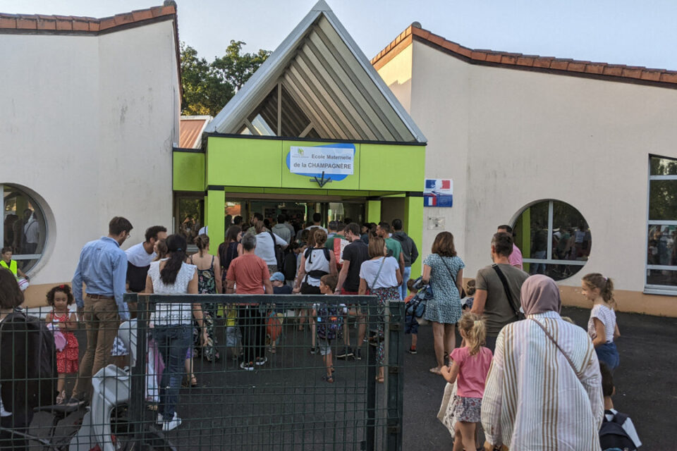 Rentrée à la Champagnère