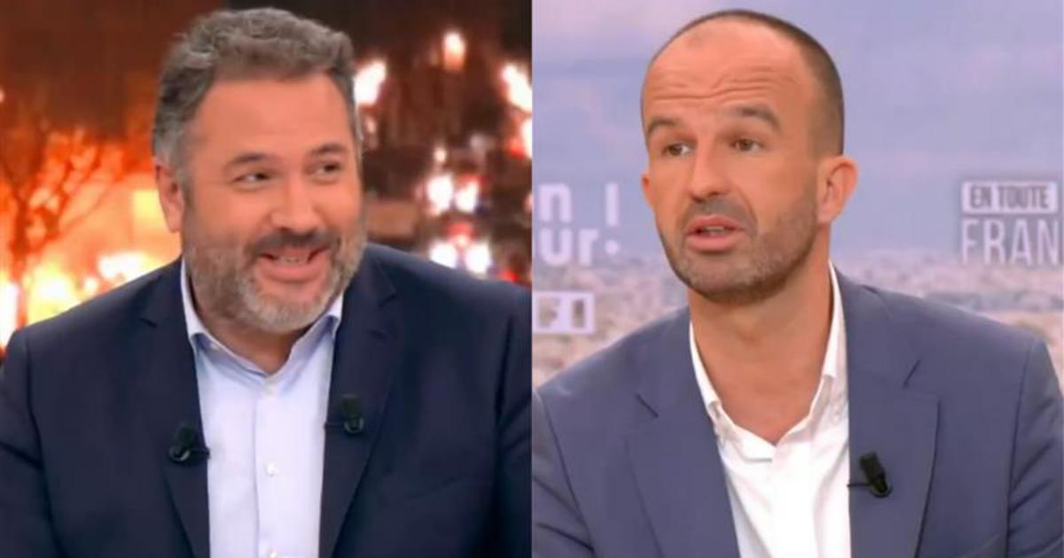 la pique de Bruce Toussaint à Manuel Bompard sur TF1