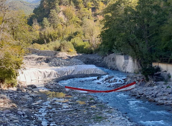 Alpes-Maritimes. La Vésubie retrouve son cours normal...