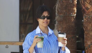 Kourtney Kardashian stylée sans pantalon : l’amour lui fait perdre la tête dans les ruelles de Palm Springs (Photos)