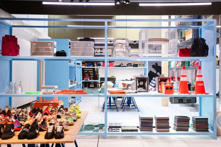 L'exposition consacrée au créateur Virgil Abloh, au Grand Palais, à Paris, septembre 2025. (THOMAS RAZZANO / BFA.COM)