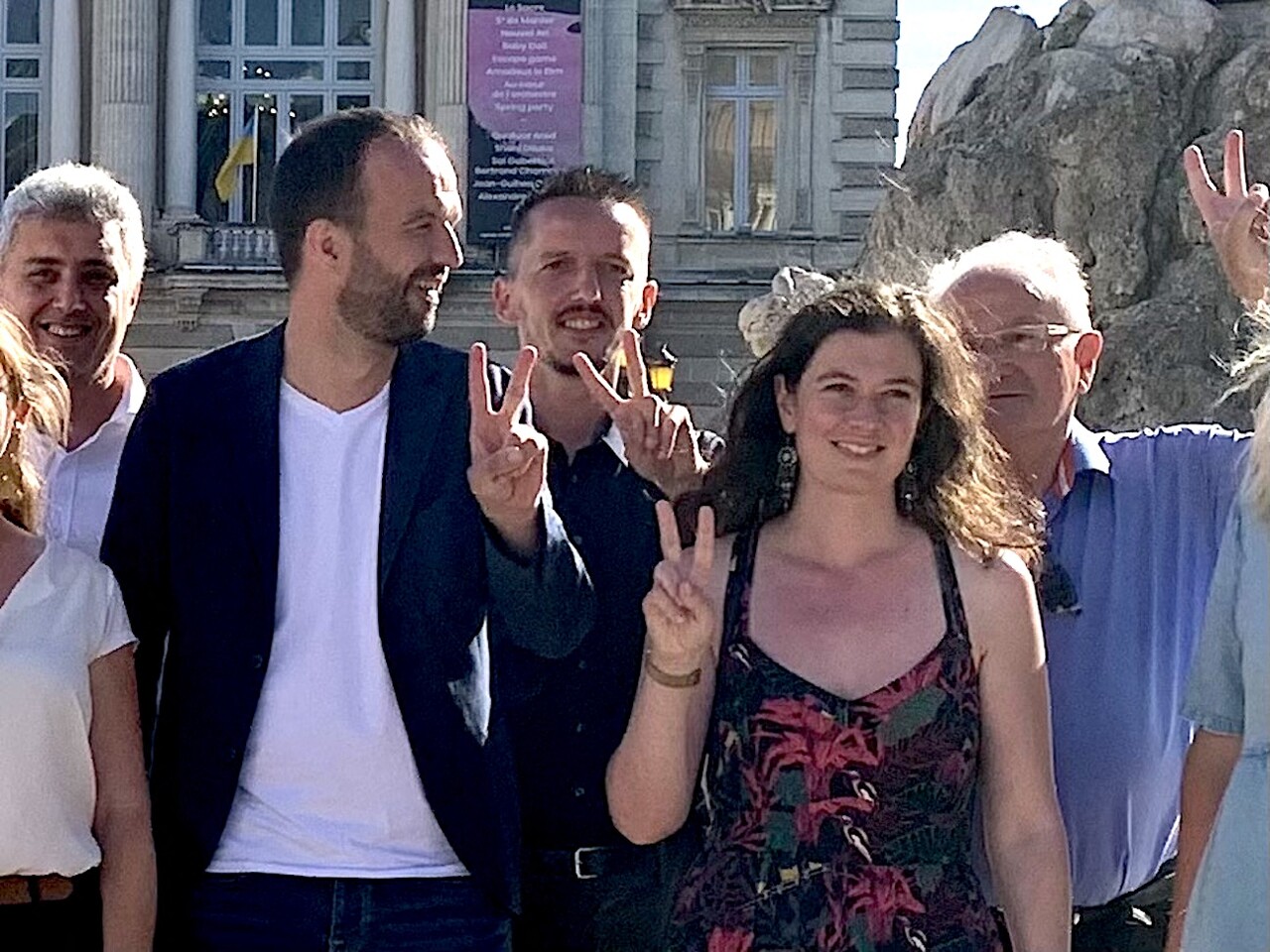 la députée Nathalie Oziol, tête de liste LFI à Montpellier