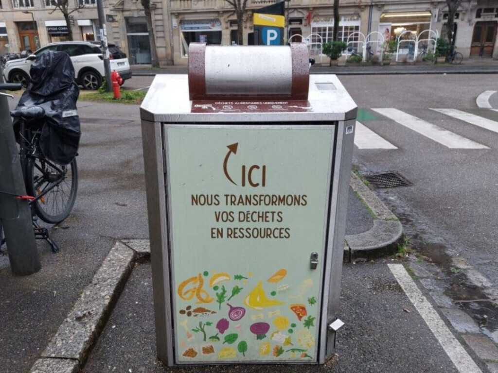 L'Eurométropole de Strasbourg achève l’installation des bornes à déchets alimentaires