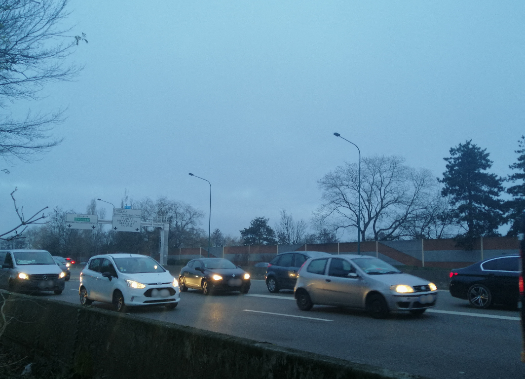 le trafic particulièrement chargé sur le périphérique