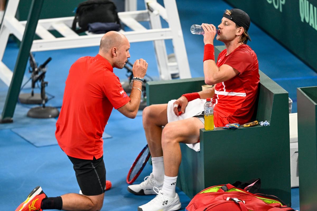 la Belgique a sélectionné Zizou Bergs et Raphaël Collignon pour les quarts de finale de la Coupe Davis